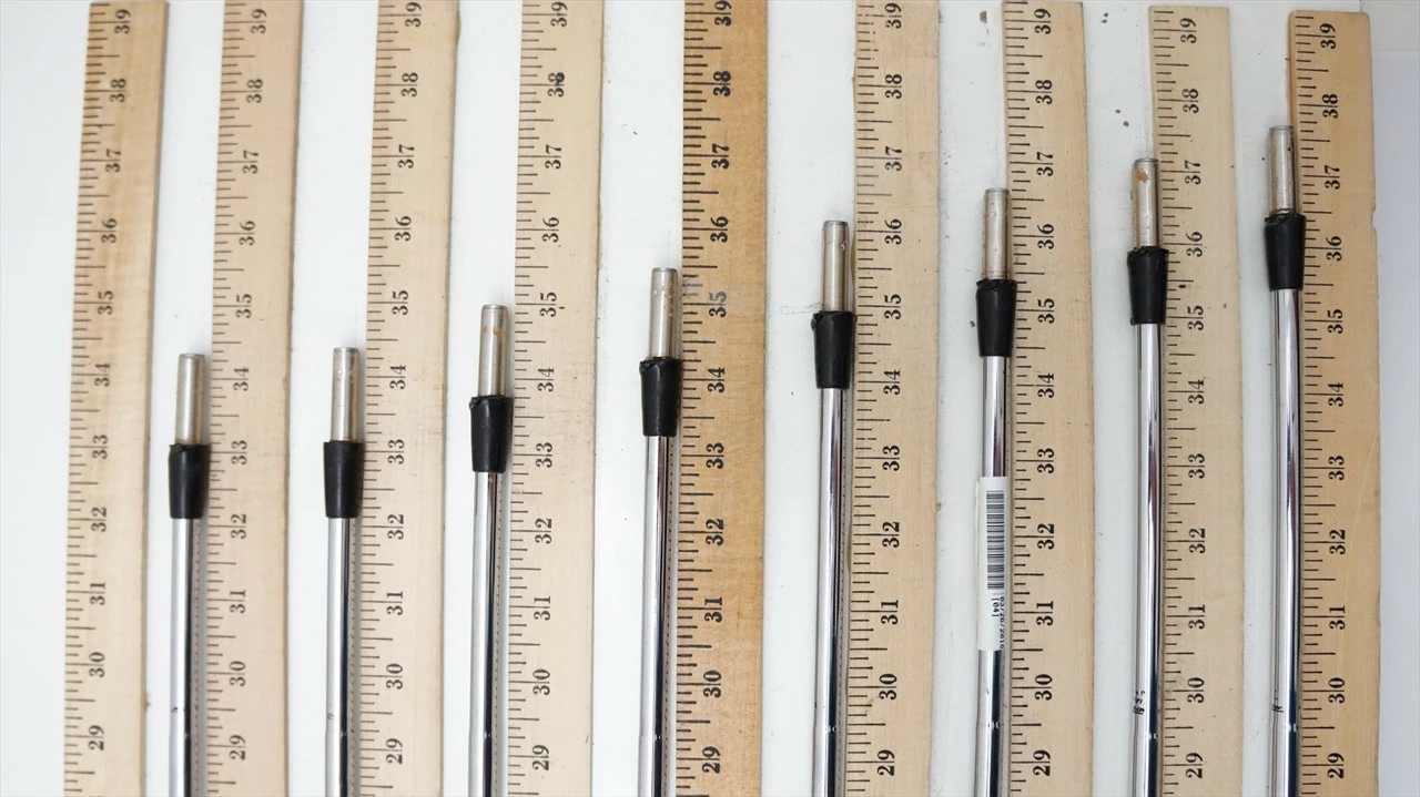 Mizuno T-Zoid True Stiff 34.25"-37.75" 8pc Iron Shaft Set Pulls .355 00681078 5 Mizuno T-Zoid True Stiff 34.25"-37.75" 8pc Iron Shaft Set Pulls .355 00681078 - Image 3