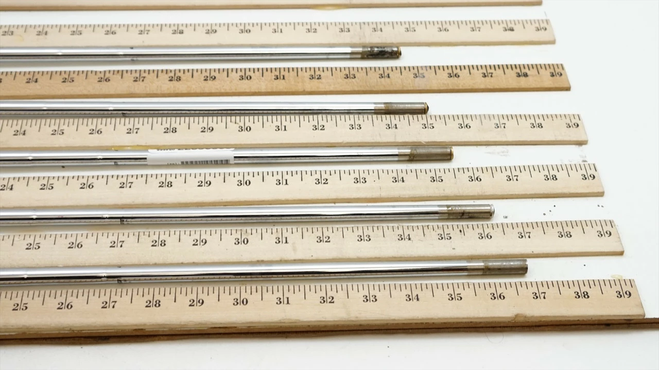 True Temper Amt White S300 Stiff 34.5"-36.75" 5Pcs Iron Shaft Pulls .355T 806277 6 True Temper Amt White S300 Stiff 34.5"-36.75" 5Pcs Iron Shaft Pulls .355T 806277 - Image 4