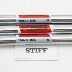 Kbs Tour 105 105G Stiff 34.5"-37.5" Iron Shaft Set Pulls .370 848998 -Mullie Golf Shop 00848998 4 76416.1663191745