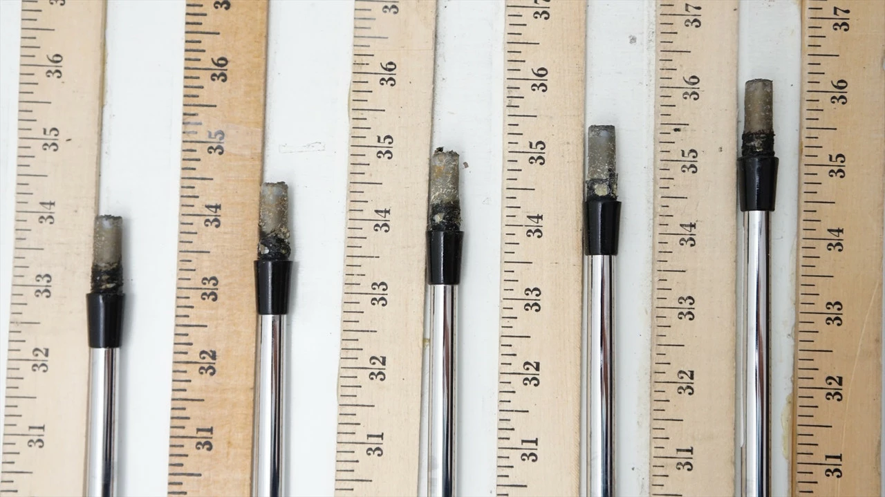 True Temper Dynamic Gold S300 Stiff 34"-36" 5pc Iron Shaft Set Pulls 890848 5 True Temper Dynamic Gold S300 Stiff 34"-36" 5pc Iron Shaft Set Pulls 890848 - Image 3