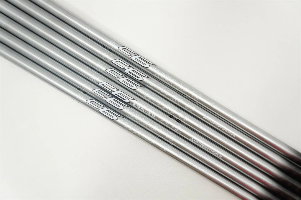 Mitsubishi C6 Series Black 40 Lite 34.5"-37" 5-PW 6pc Shaft Set Pulls .370 PLL 3 Mitsubishi C6 Series Black 40 Lite 34.5"-37" 5-PW 6pc Shaft Set Pulls .370 PLL