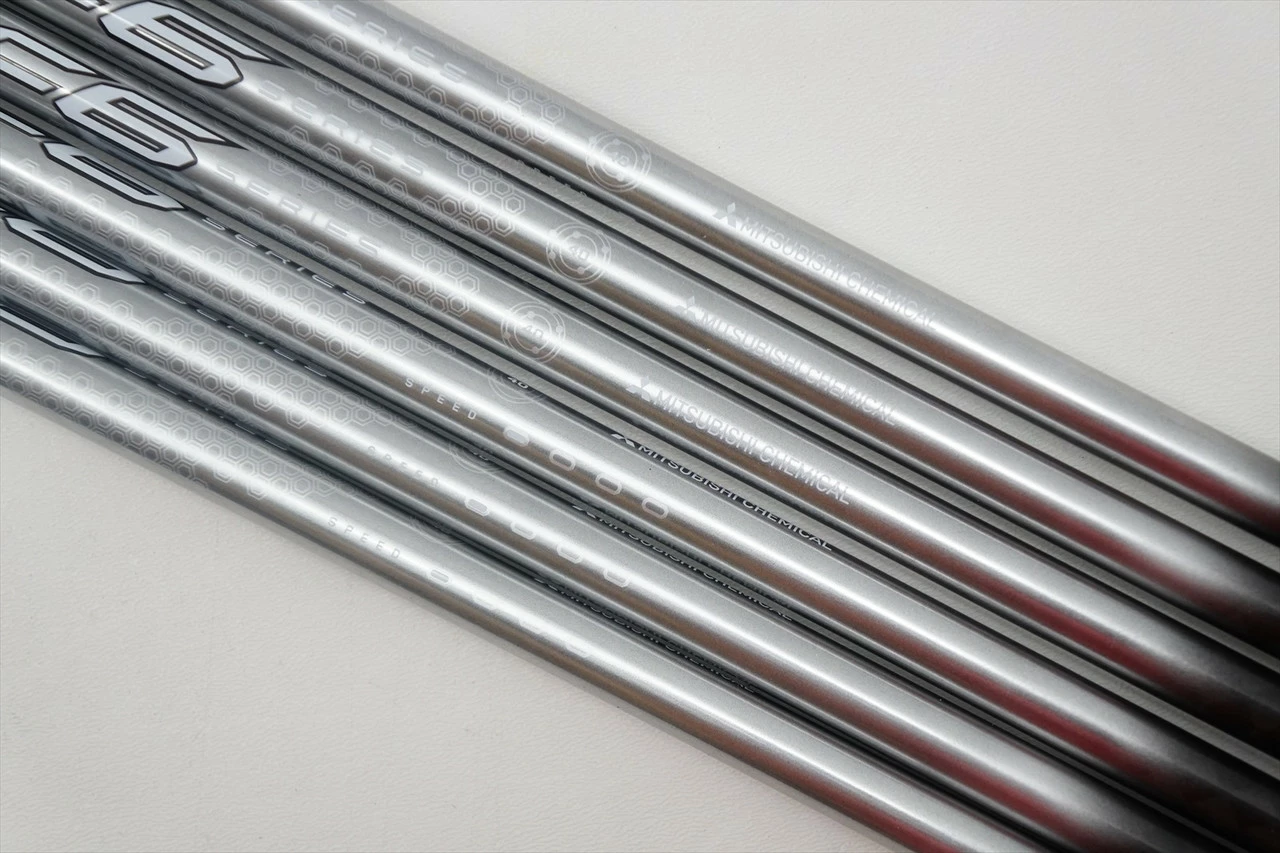 Mitsubishi C6 Series Black 40 Lite 34.5"-37" 5-PW 6pc Shaft Set Pulls .370 PLL 4 Mitsubishi C6 Series Black 40 Lite 34.5"-37" 5-PW 6pc Shaft Set Pulls .370 PLL - Image 2