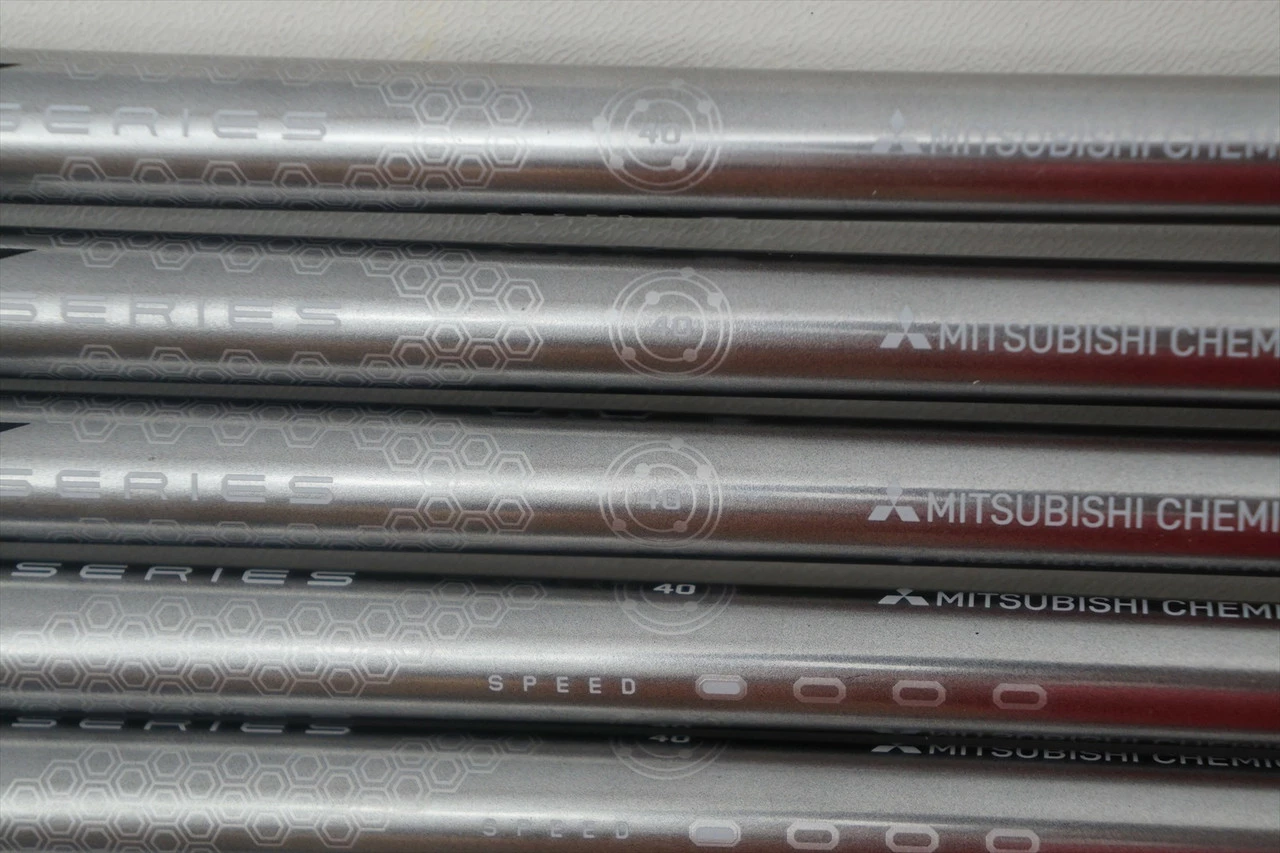 Mitsubishi C6 Series Black 40 Lite 34.5"-37" 5-PW 6pc Shaft Set Pulls .370 PLL 5 Mitsubishi C6 Series Black 40 Lite 34.5"-37" 5-PW 6pc Shaft Set Pulls .370 PLL - Image 3