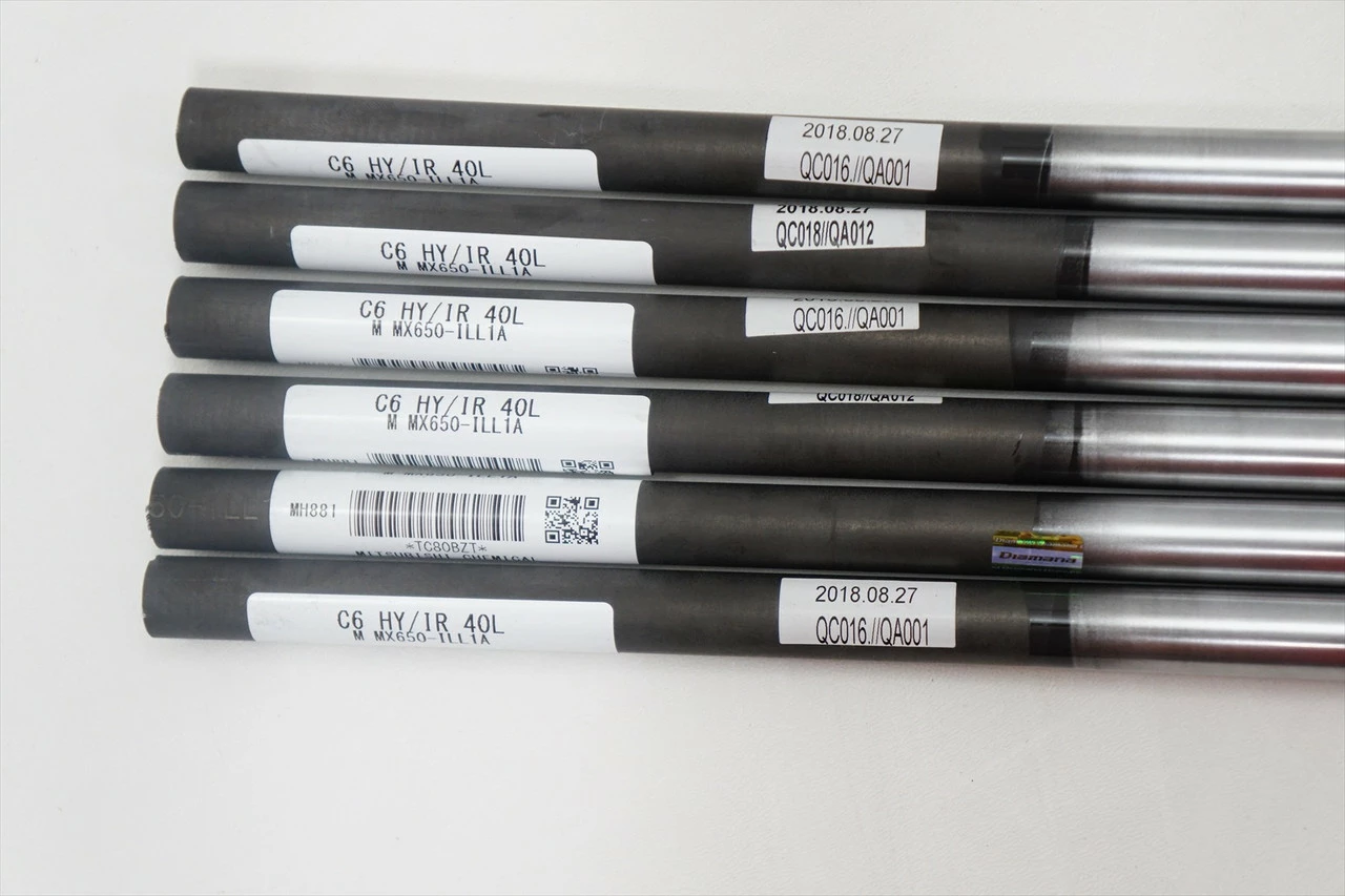 Mitsubishi C6 Series Black 40 Lite 34.5"-37" 5-PW 6pc Shaft Set Pulls .370 PLL 7 Mitsubishi C6 Series Black 40 Lite 34.5"-37" 5-PW 6pc Shaft Set Pulls .370 PLL - Image 5