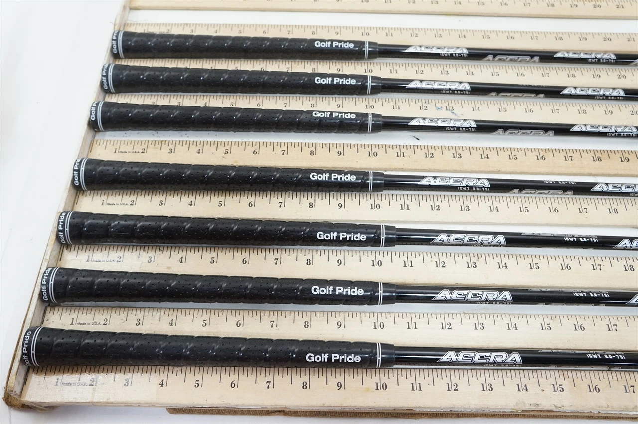 Accra Iseries Icwt 75 Pure 75g Stiff 35"-38" 7pc Iron Shaft Set .355 00917925 4 Accra Iseries Icwt 75 Pure 75g Stiff 35"-38" 7pc Iron Shaft Set .355 00917925 - Image 2