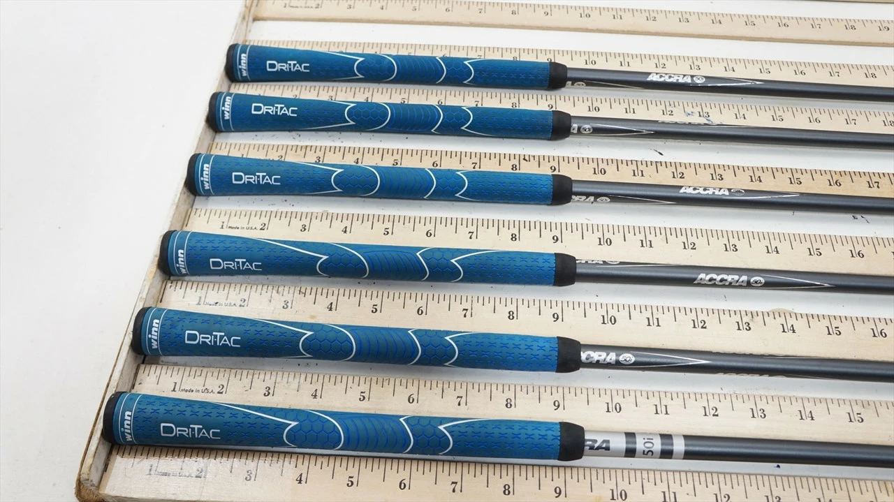 Accra Iseries 50I 50G Junior 30.75"-32.75" 6pc Iron Set Shaft .370 947121 4 Accra Iseries 50I 50G Junior 30.75"-32.75" 6pc Iron Set Shaft .370 947121 - Image 2