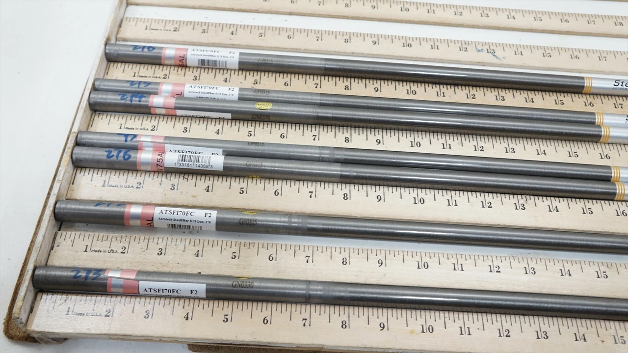 New Aerotech Steelfiber Fc70 F2 70G Senior 41" 7pc Iron Shaft Set 949032 4 New Aerotech Steelfiber Fc70 F2 70G Senior 41" 7pc Iron Shaft Set 949032 - Image 2