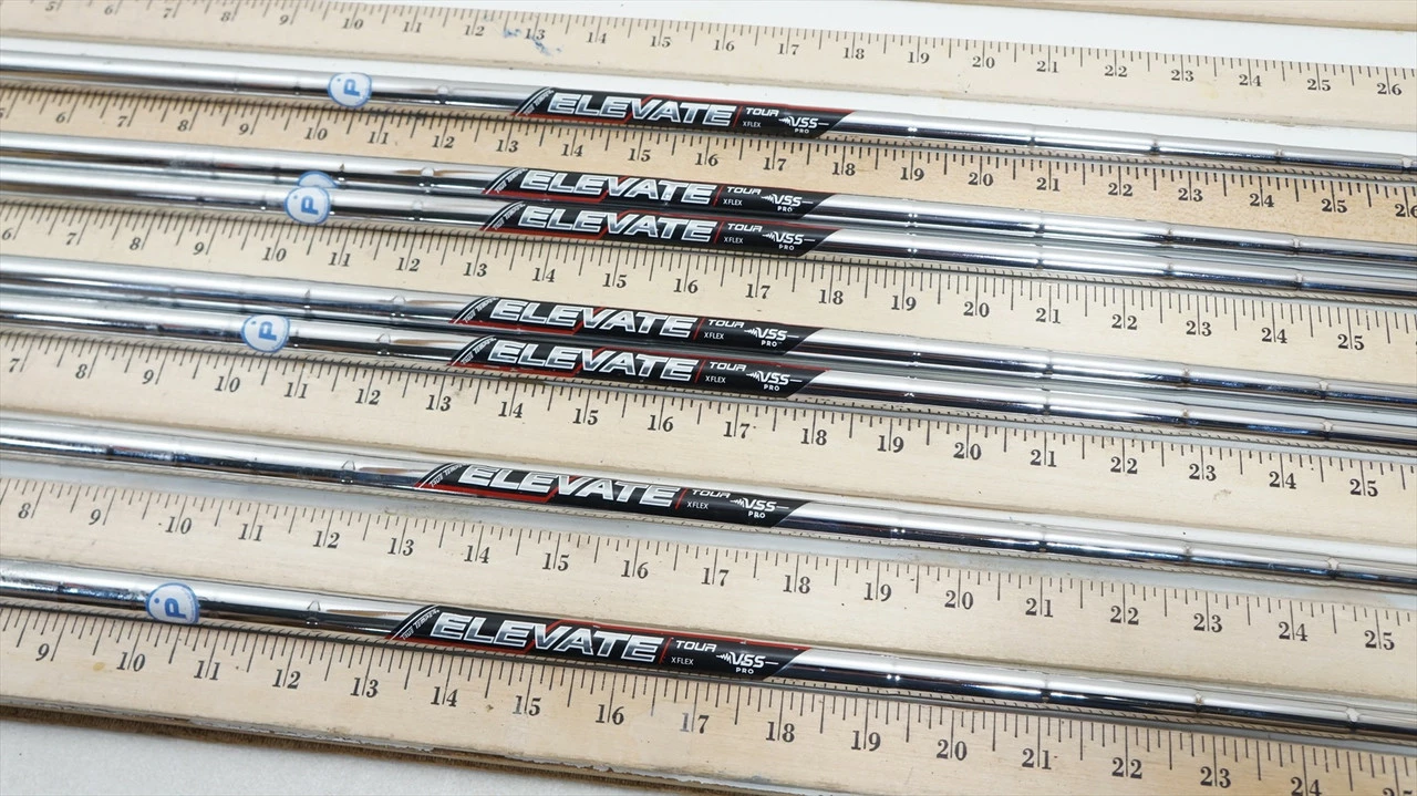 True Temper Elevate Tour Pure X-STIFF 33.75-37.5" 7pc Iron Shaft Set .355 949900 3 True Temper Elevate Tour Pure X-STIFF 33.75-37.5" 7pc Iron Shaft Set .355 949900