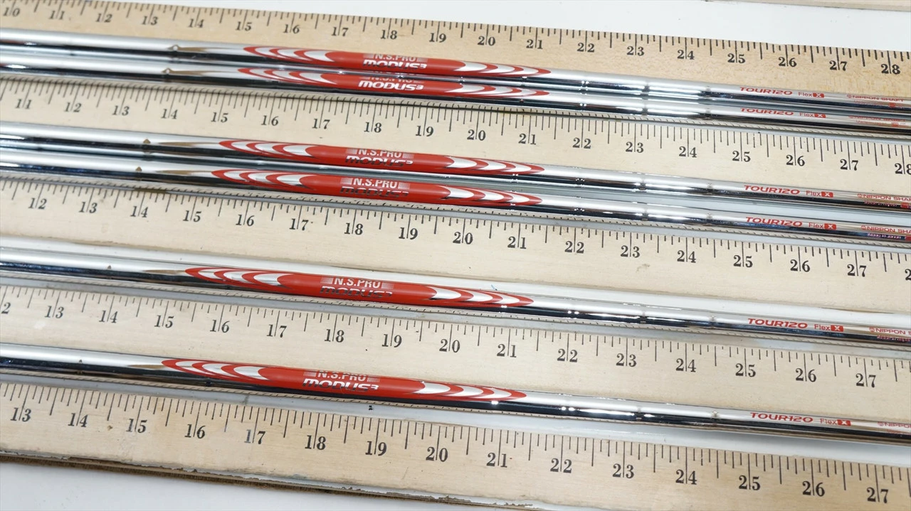 New Nippon N.S.Pro Modus3 Tour 120 X-STIFF 36.75"-40" 6pc Iron Shaft Set 957178 3 New Nippon N.S.Pro Modus3 Tour 120 X-STIFF 36.75"-40" 6pc Iron Shaft Set 957178