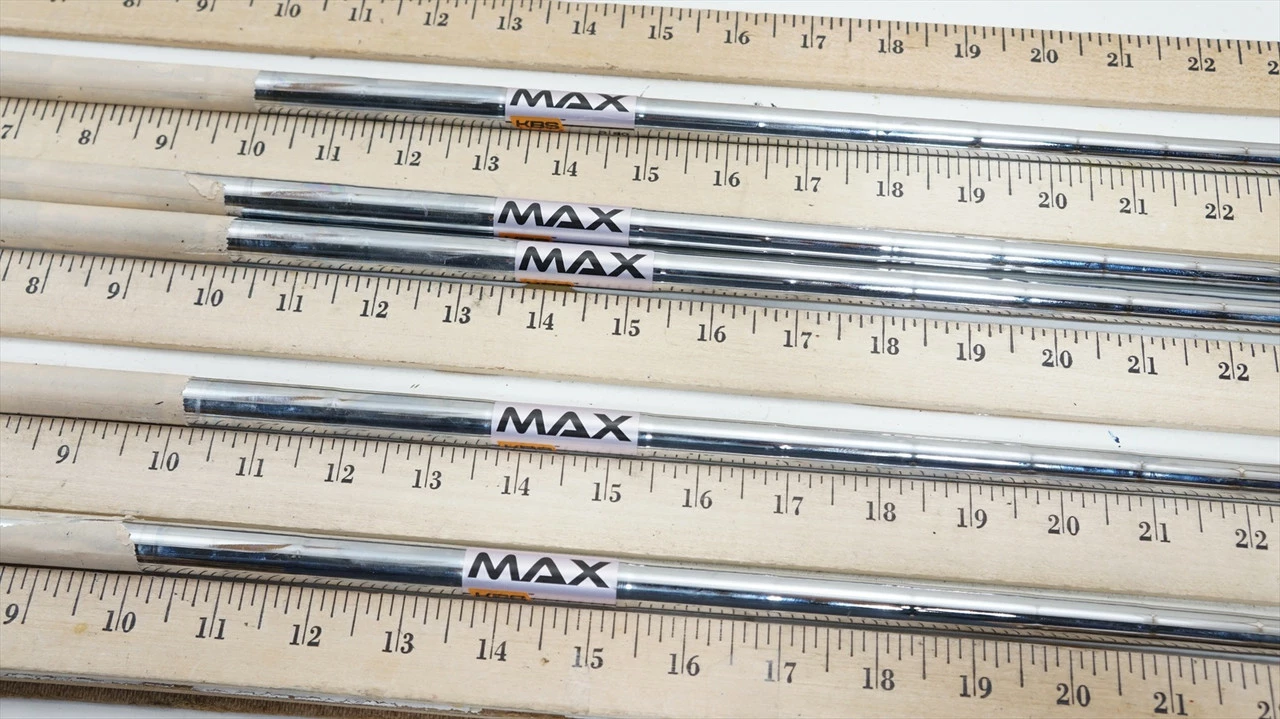 Kbs Max 80 R 80g Regular 34.5"-36" 5pc Iron Shaft Set .370 960820 3 Kbs Max 80 R 80g Regular 34.5"-36" 5pc Iron Shaft Set .370 960820