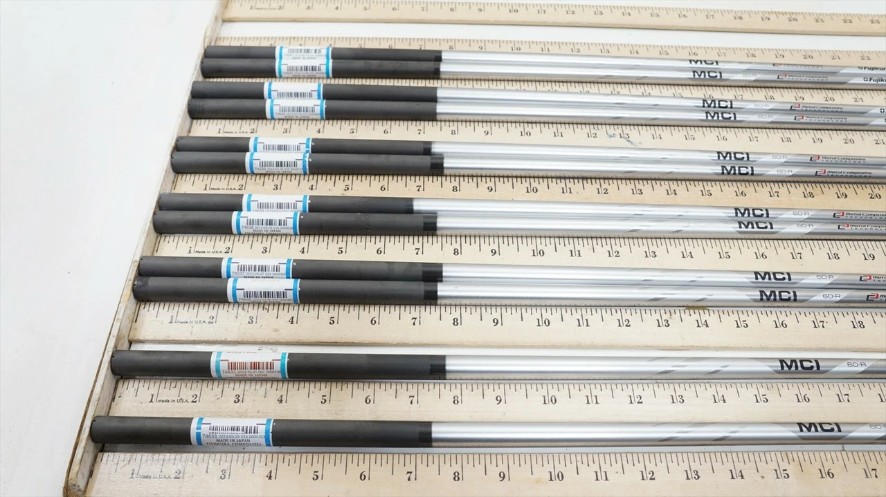New Fujikura Mci 60 R 60g Regular 35.5"-39" 9pc Iron Shaft Set .370 962871 4 New Fujikura Mci 60 R 60g Regular 35.5"-39" 9pc Iron Shaft Set .370 962871 - Image 2