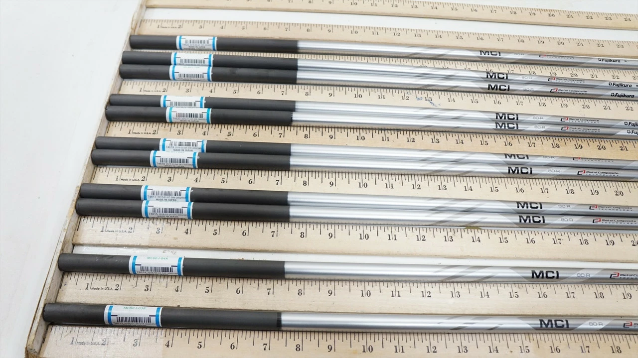 New Fujikura Mci 80 R 80g Regular 35.5"-39" 9pc Iron Shaft Set .370 962872 4 New Fujikura Mci 80 R 80g Regular 35.5"-39" 9pc Iron Shaft Set .370 962872 - Image 2