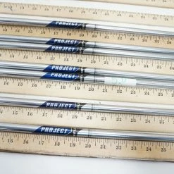 New Project X Satin G Senior 37"-39.25" 7pc Iron Shaft Set Pulls .355 00977553