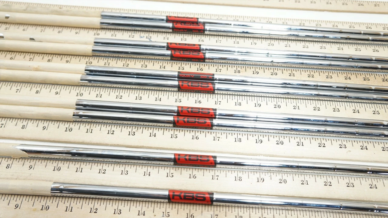 Kbs Tour-V 100 R 100g Regular 33.5"-37.25" 10pc Iron Shaft Set .355 Taper 981430 3 Kbs Tour-V 100 R 100g Regular 33.5"-37.25" 10pc Iron Shaft Set .355 Taper 981430