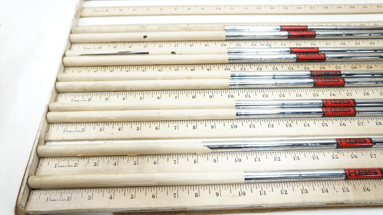 Kbs Tour-V 100 R 100g Regular 33.5"-37.25" 10pc Iron Shaft Set .355 Taper 981430 4 Kbs Tour-V 100 R 100g Regular 33.5"-37.25" 10pc Iron Shaft Set .355 Taper 981430 - Image 2