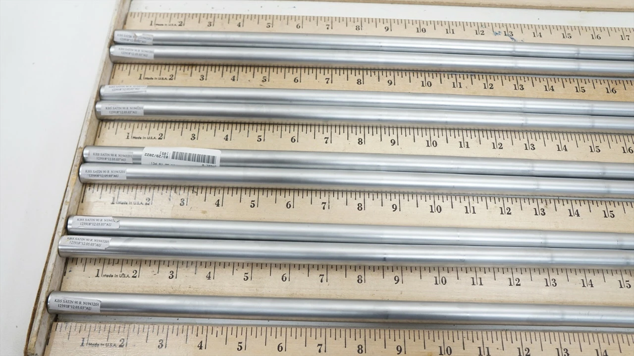 New Kbs Satin 90 R 90G Regular 41.5" 9pc Iron Shaft Set .370 982142 4 New Kbs Satin 90 R 90G Regular 41.5" 9pc Iron Shaft Set .370 982142 - Image 2