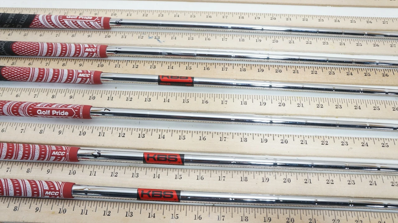 Kbs Tour 125 G Stiff+ 34.75"-37" 6pc Iron Shaft Set .355 Taper 988193 3 Kbs Tour 125 G Stiff+ 34.75"-37" 6pc Iron Shaft Set .355 Taper 988193
