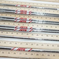 True Temper Dynamic Gold Amt Red R300 34"-37.5" 9pc Iron Shaft Set Pulls 1014670