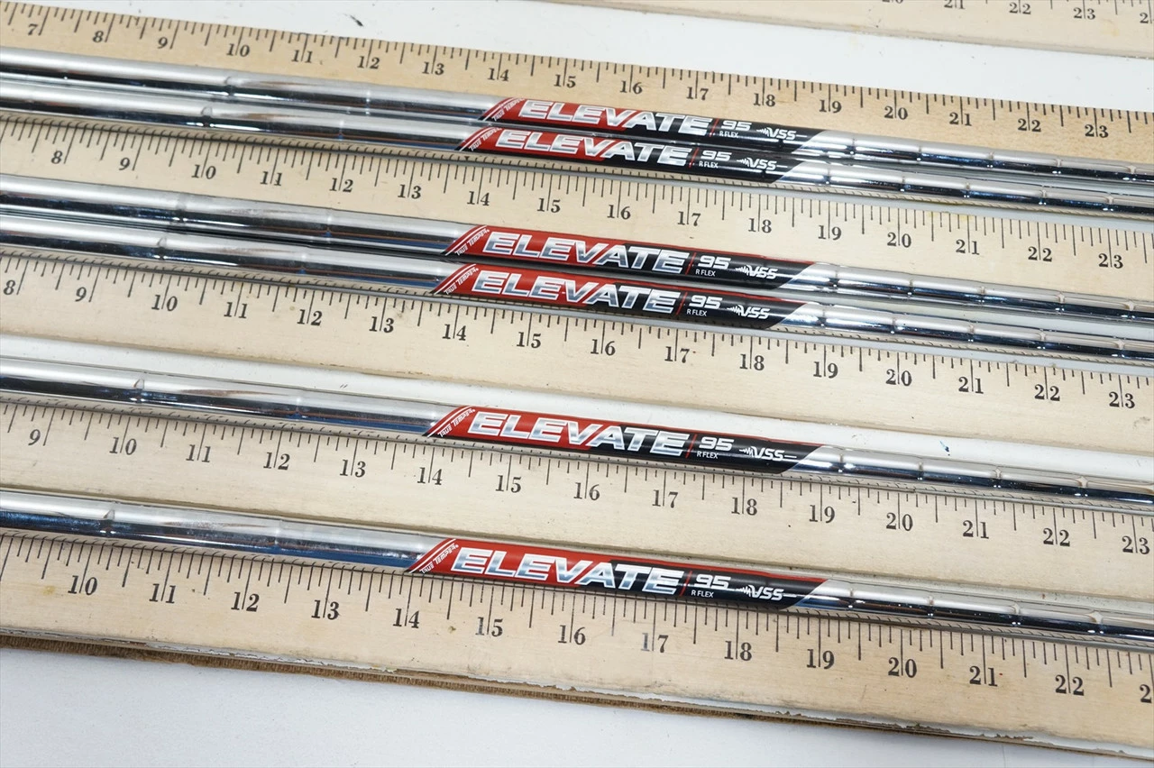 True Temper Elevate 95 Regular 34.25"-37" 6pc Iron Shaft Set Pulls .370 1015730 3 True Temper Elevate 95 Regular 34.25"-37" 6pc Iron Shaft Set Pulls .370 1015730