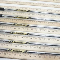 True Temper Dynamic Gold X7 133g X-STIFF 34"-36.25" 6pc Shaft Set Pulls 1023342