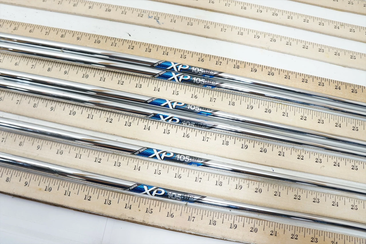 True Temper Xp 105 St15 R300 35"-38" 6pc Iron Shaft Set Pulls .370 1024031 3 True Temper Xp 105 St15 R300 35"-38" 6pc Iron Shaft Set Pulls .370 1024031