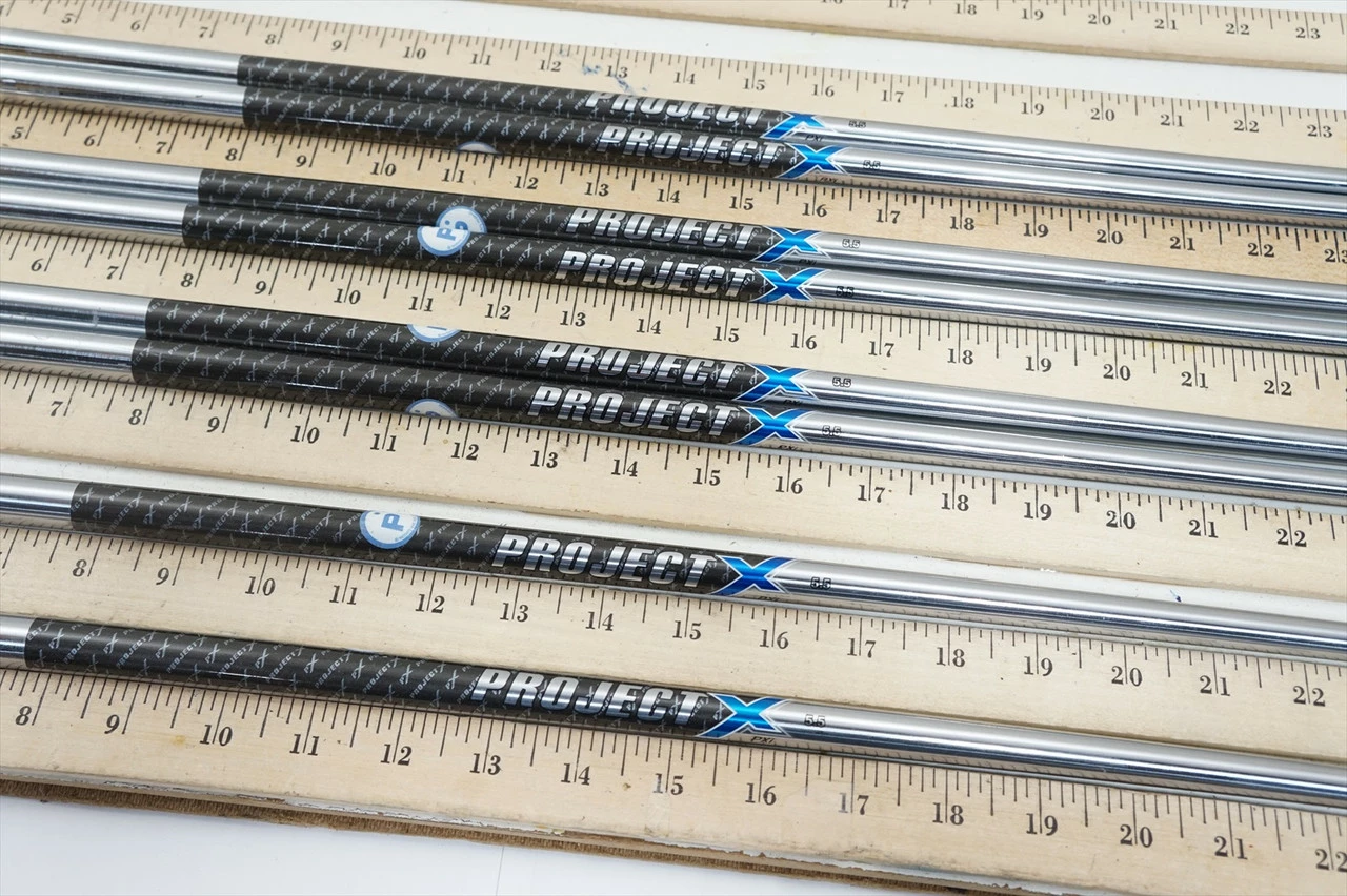 Project X Pxi 5.5 G Regular 33.75"-37.25" 8pc Iron Shaft Set Pulls .355 1025456 3 Project X Pxi 5.5 G Regular 33.75"-37.25" 8pc Iron Shaft Set Pulls .355 1025456