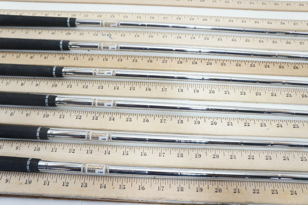 True Temper Dynamic Gold Amt S400 34.25"-36.75" 6pc Iron Shaft Set Pulls 1025473 3 True Temper Dynamic Gold Amt S400 34.25"-36.75" 6pc Iron Shaft Set Pulls 1025473