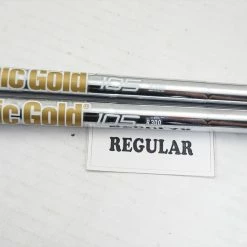 True Temper Dyn Gold 105 R300 Reg 33.25"-36" 6pc Iron Shaft Set .355 1043799 10 True Temper Dyn Gold 105 R300 Reg 33.25"-36" 6pc Iron Shaft Set .355 1043799 -Mullie Golf Shop 01043799 4 07876.1675384799