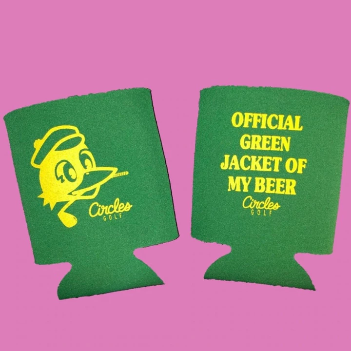 Other Official Green Jacket Of My Beer Can Cooler Circles Golf 3 Other Official Green Jacket Of My Beer Can Cooler Circles Golf