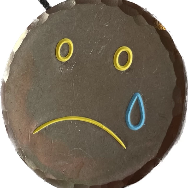 Other Custom Ball Marker. Hand Stamped And Painted. Torched Copper. Free Shipping 4 Other Custom Ball Marker. Hand Stamped And Painted. Torched Copper. Free Shipping - Image 2