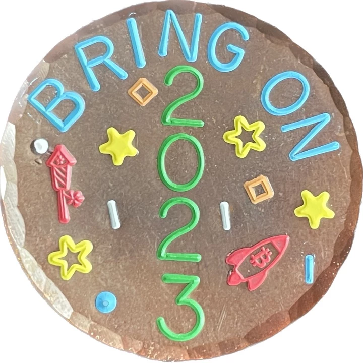 Other Custom Ball Marker. Hand Stamped And Painted. Torched Copper. Free Shipping 5 Other Custom Ball Marker. Hand Stamped And Painted. Torched Copper. Free Shipping - Image 3